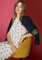 Vestido ALBA CONDE estampado lunares