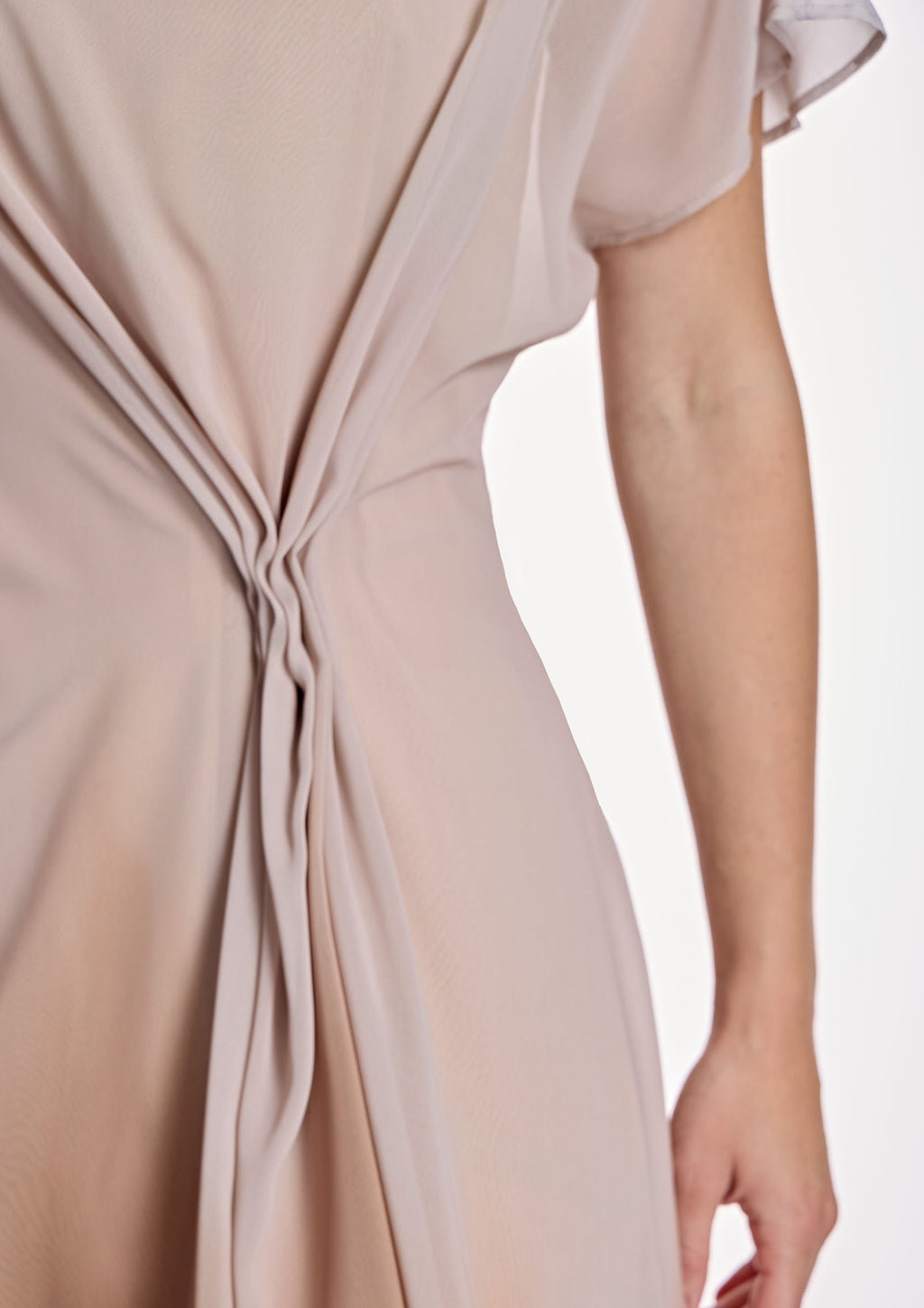 Vestido ALBA CONDE degradé con recogido