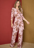 Pantalón ALBA CONDE fluido estampado floral