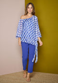 Pantalón ALBA CONDE básico azul de invitada