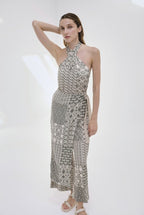 Top GUITARE cuello halter TONIC