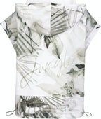 Sudadera MONARI manga corta estampado palmeras