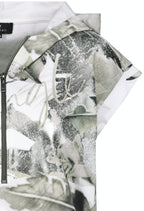 Sudadera MONARI manga corta estampado palmeras