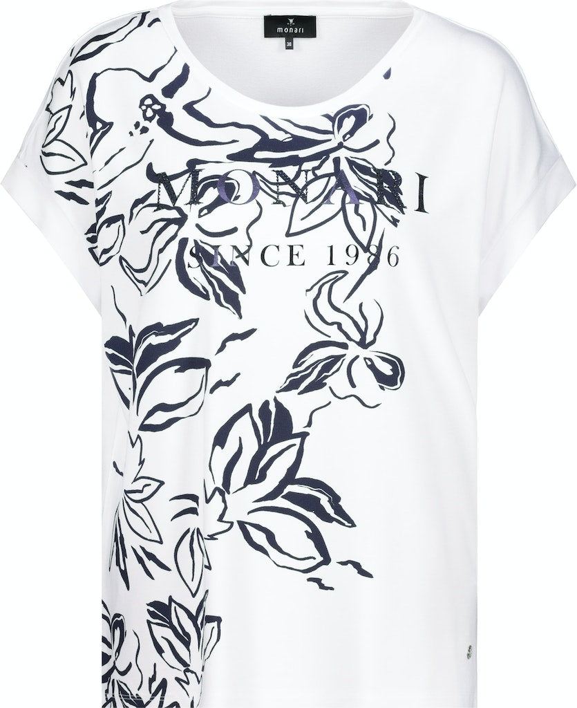 Camiseta estampado floral