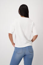 Camiseta MONARI estampado bolsos