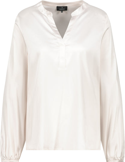 Blusa MONARI satinada color crudo