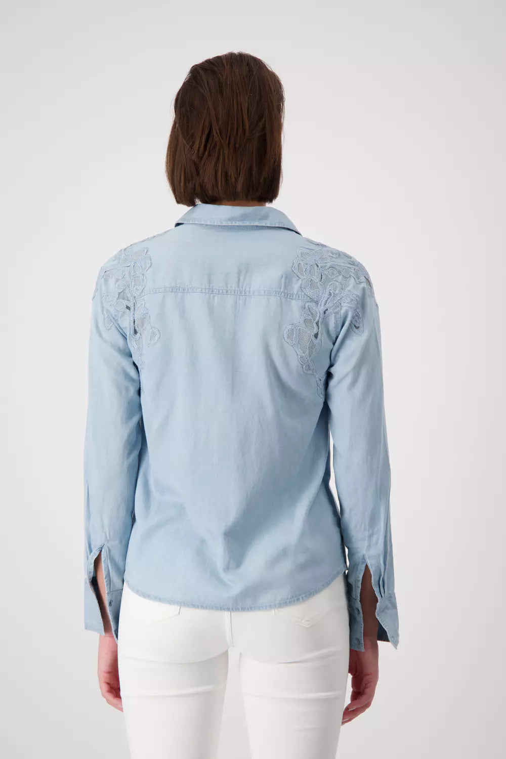 Camisa MONARI vaquera bordada