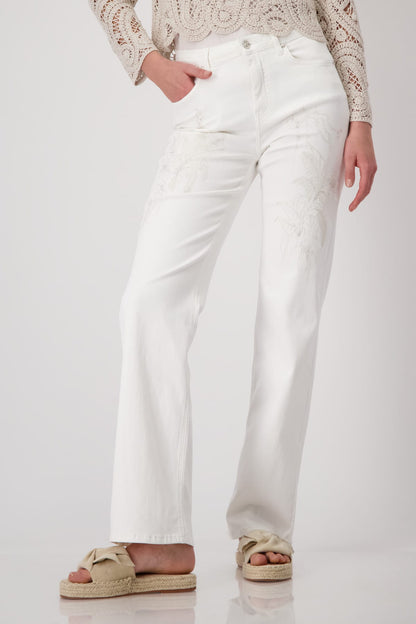Pantalón MONARI vaquero bordado