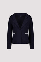 Chaqueta MONARI azul marino en punto