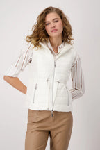 Chaleco MONARI acolchado color crema