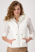 Chaleco MONARI acolchado color crema