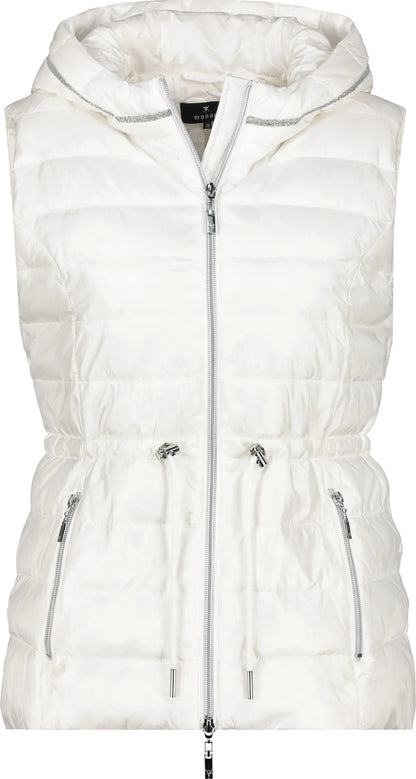 Chaleco MONARI acolchado color crema