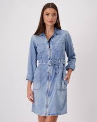 Vestido MONARI corte vaquero