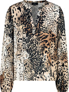Blusa MONARI estampado leopardo