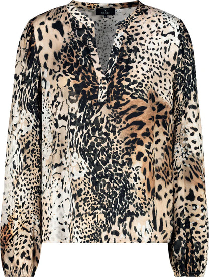 Blusa MONARI estampado leopardo