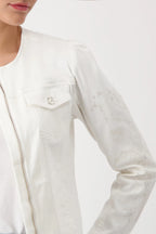 Cazadora MONARI denim color blanco