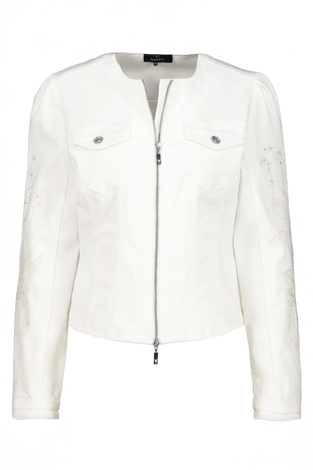 Cazadora MONARI denim color blanco