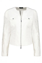 Cazadora MONARI denim color blanco