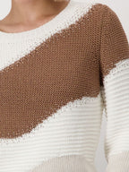 Jersey MONARI bicolor en intarsia