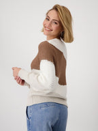 Jersey MONARI bicolor en intarsia