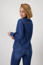 Blusa MONARI vaquera entallada