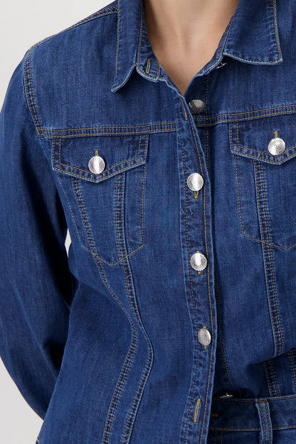 Blusa MONARI vaquera entallada