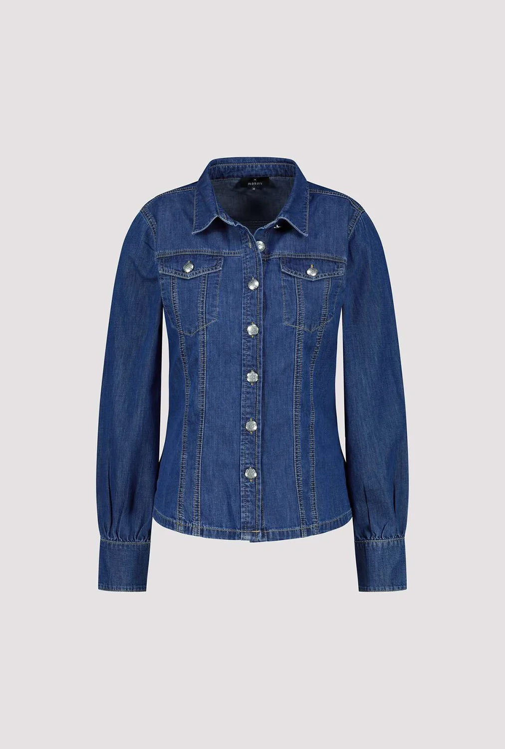 Blusa MONARI vaquera entallada