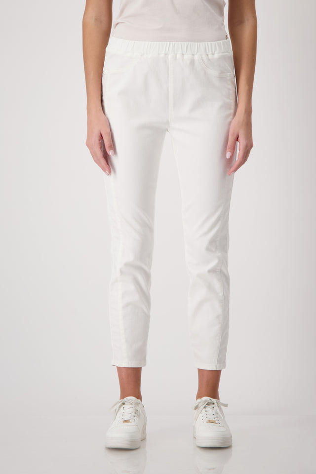 Pantalón MONARI corte legging blanco