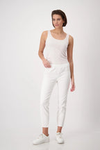 Pantalón MONARI corte legging blanco