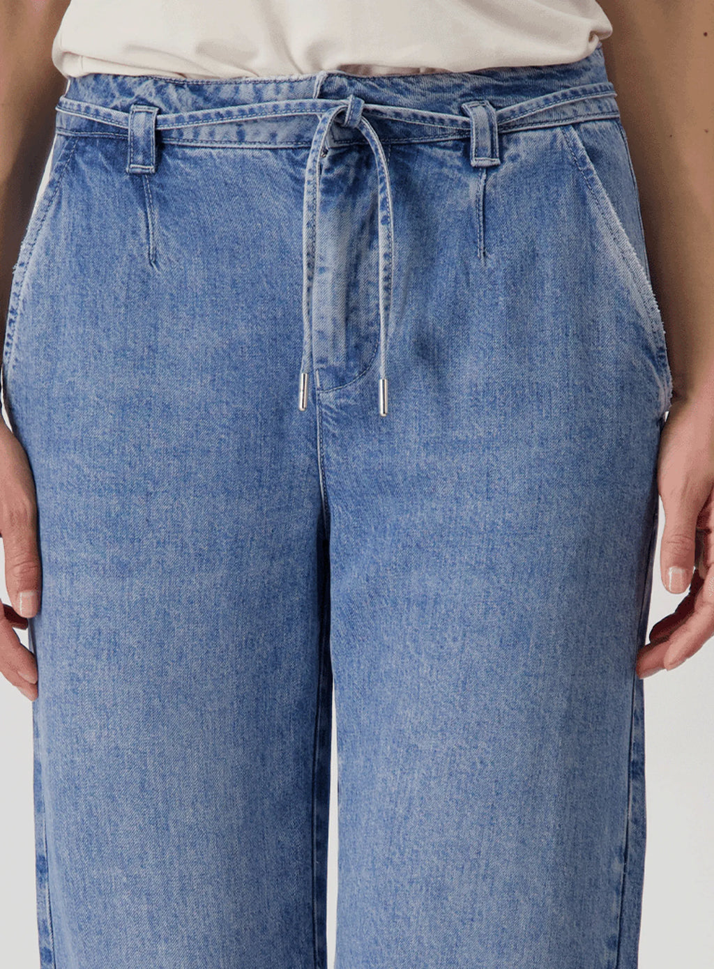 Pantalón MONARI de lyocell azul