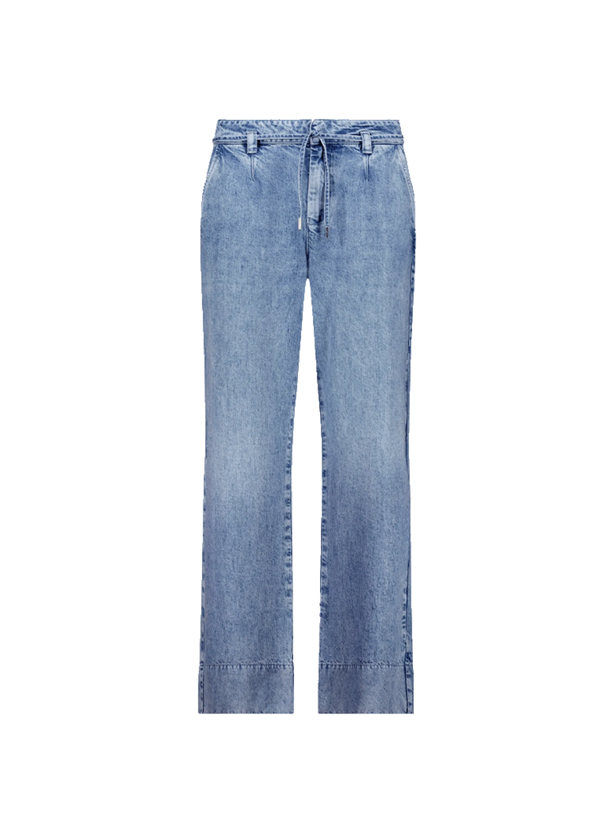 Pantalón MONARI de lyocell azul