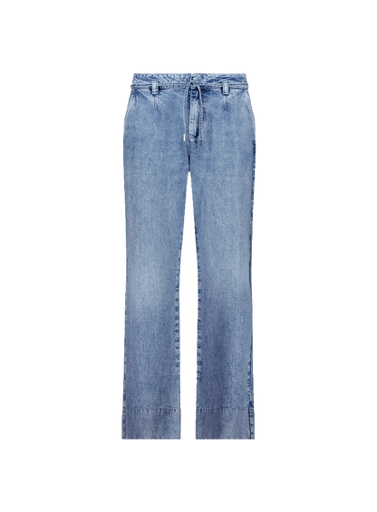 Pantalón MONARI de lyocell azul