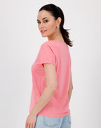 Camiseta MONARI con letras decorativas