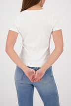 Camiseta MONARI con tapeta de botoness