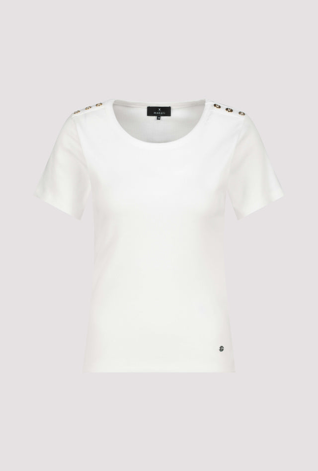 Camiseta MONARI con tapeta de botoness