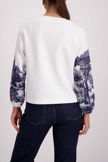 Sudadera MONARI con estampado ciudad