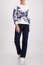 Sudadera MONARI con estampado ciudad