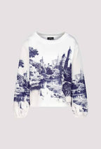 Sudadera MONARI con estampado ciudad