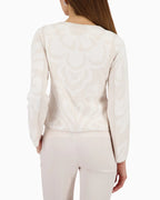 Cárdigan MONARI jacquard en beige champán
