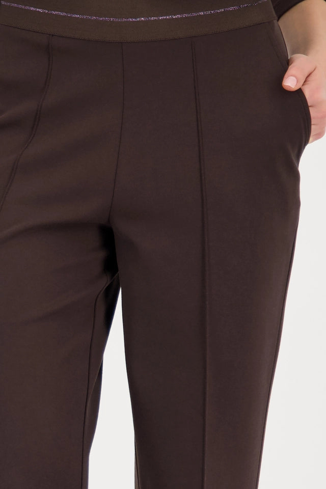 Pantalón MONARI jogger marrón chocolate