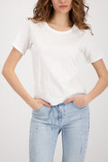Camiseta MONARI básica de hilo jaspeado