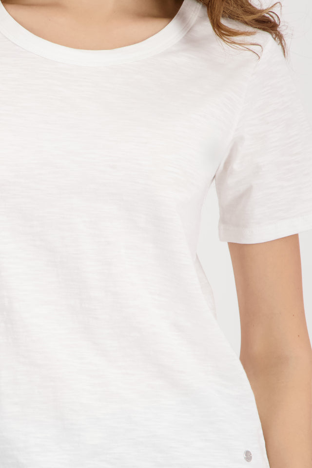Camiseta MONARI básica de hilo jaspeado