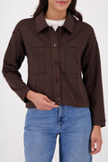 Chaqueta MONARI deportiva color chocolate