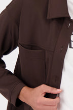 Chaqueta MONARI deportiva color chocolate