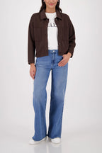 Chaqueta MONARI deportiva color chocolate