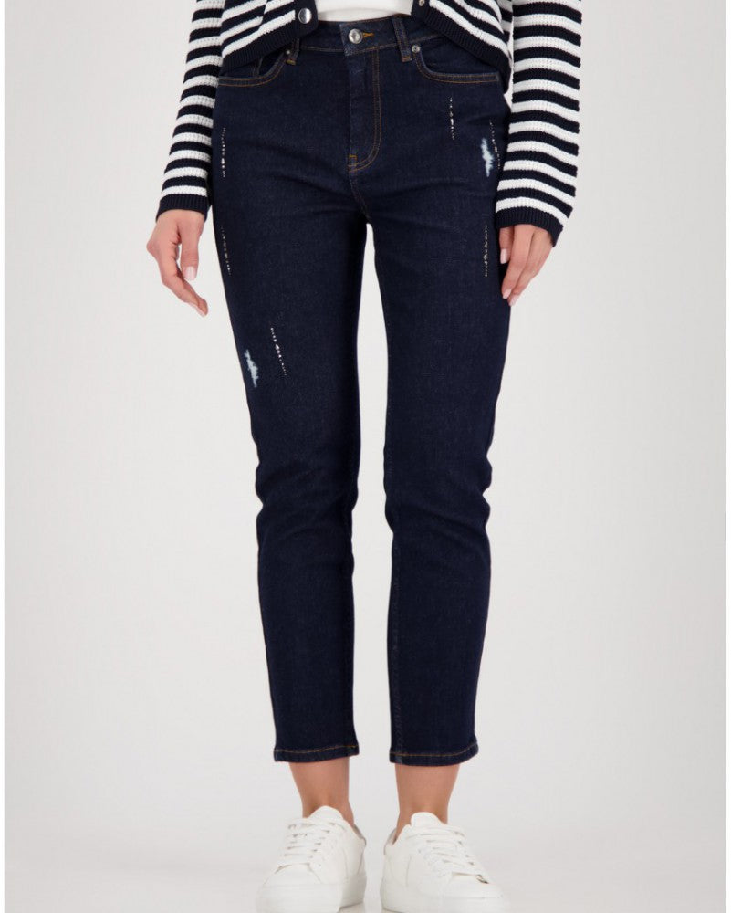 Pantalón MONARI vaquero con pedrería