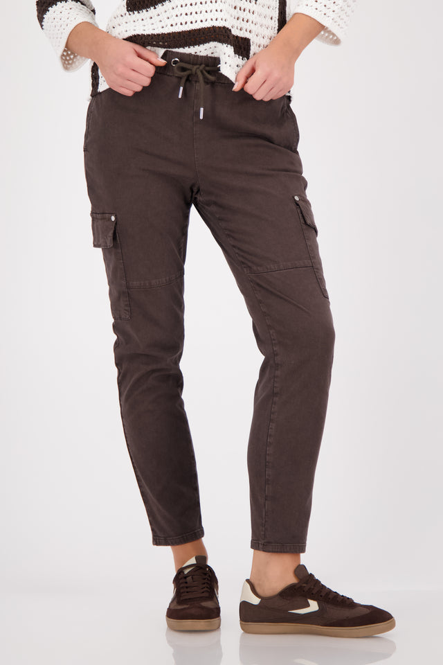 Pantalón MONARI de corte cargo marrón