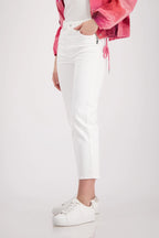 Pantalón MONARI vaquero con detalle de cintura trenzada