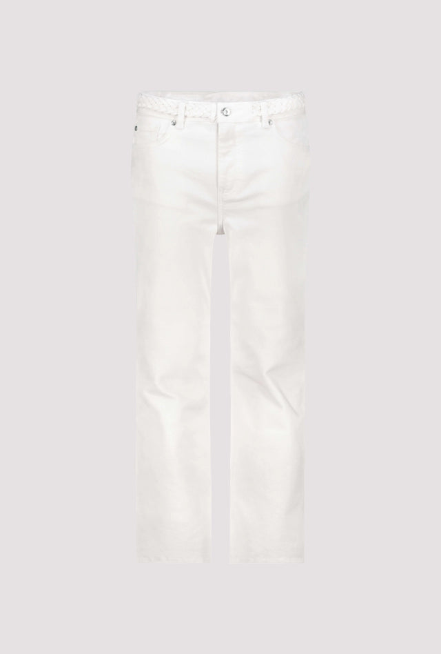 Pantalón MONARI vaquero con detalle de cintura trenzada