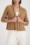 Chaqueta MONARI de punto camel